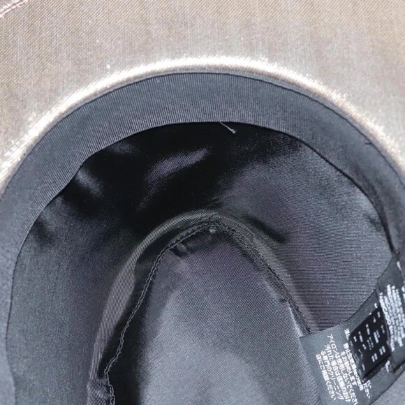 SAINT LAURENT Hat Canvas Gold Tone - Picture 10 of 15